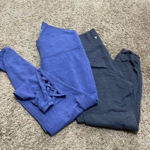 Old navy ankle leggings with side detailing
